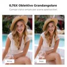 Set di obiettivo grandangolare magnetico K&F CONCEPT e filtro diffusore nero da 1/4 compatibile con DJI Osmo Pocket 4/3, confezione da 2. Obiettivo grandangolare, filtro diffusore nero da 1/4, attacco magnetico, trattamento multistrato, vetro ottico.
