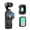 K&F CONCEPT Magnetic Wide Angle Lens & 1/4 Black Diffusion Filter Set Compatible with DJI Osmo Pocket 4/3, 2 Pack Wide-Angle Lens Black Diffusion 1/4 Filter, Magnetic Attach/Multi-Coated/Optical Glass