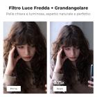 Set di obiettivo grandangolare magnetico e filtro tono freddo K&F CONCEPT compatibile con DJI Osmo Pocket 4/3, confezione da 2. Obiettivo grandangolare, filtro tono freddo, fissaggio magnetico, trattamento multistrato, vetro ottico.