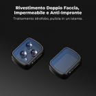 Set di obiettivo grandangolare magnetico e filtro tono freddo K&F CONCEPT compatibile con DJI Osmo Pocket 4/3, confezione da 2. Obiettivo grandangolare, filtro tono freddo, fissaggio magnetico, trattamento multistrato, vetro ottico.
