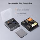 Set di obiettivo grandangolare magnetico e filtro tono freddo K&F CONCEPT compatibile con DJI Osmo Pocket 4/3, confezione da 2. Obiettivo grandangolare, filtro tono freddo, fissaggio magnetico, trattamento multistrato, vetro ottico.