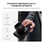 Kit filtro Black Mist 1/4 + paraluce quadrato in metallo + copriobiettivo compatibile con accessori della serie Fujifilm X100, nero