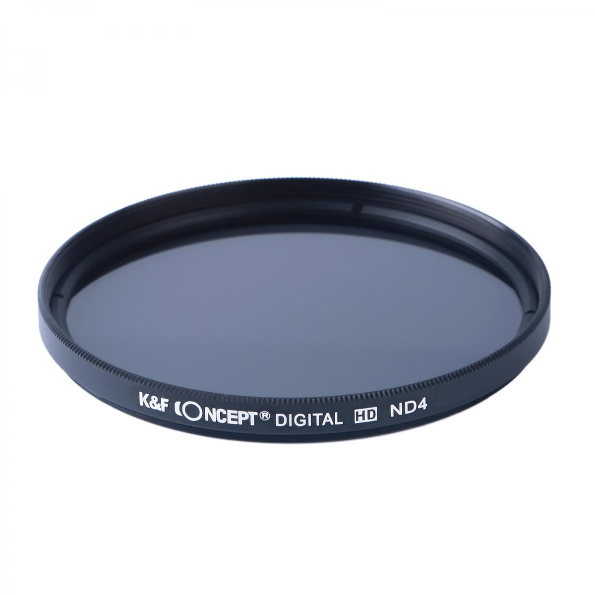 55mm UV CPL ND4 Neutral Density Len Accessory Filter Compatible with