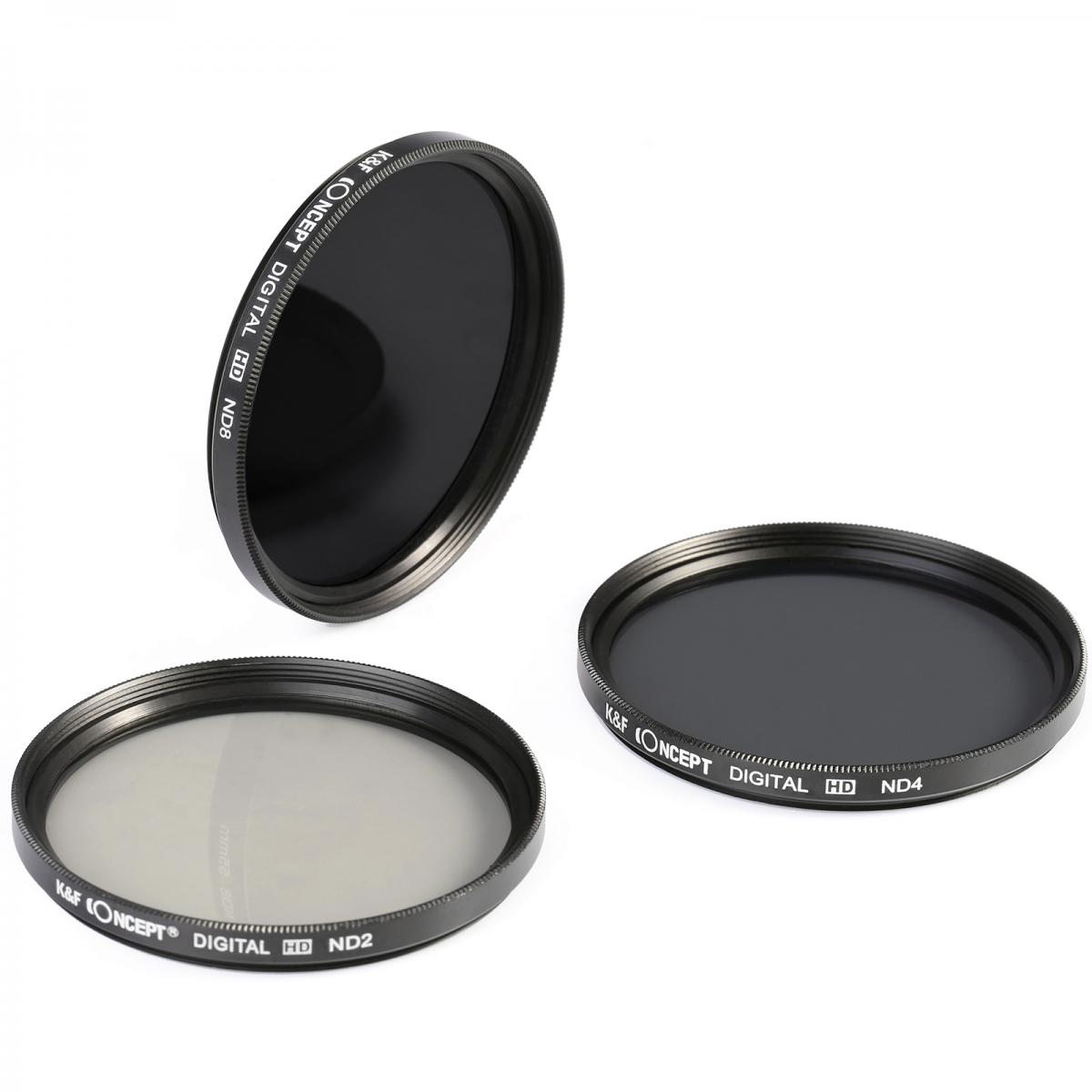 58mm Filter Set (ND2, ND4, ND8)