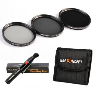 52mm ND2, ND4, ND8 Filtro Kit