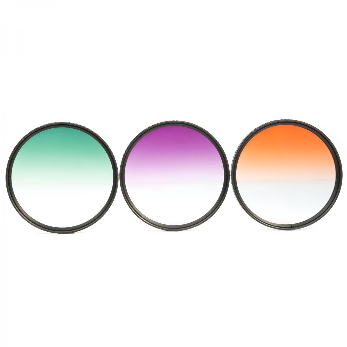 77mm Filter Set (Graduated Orange, Blue, Grey, Red, Purple, Green, Pink, Brown, Yellow)