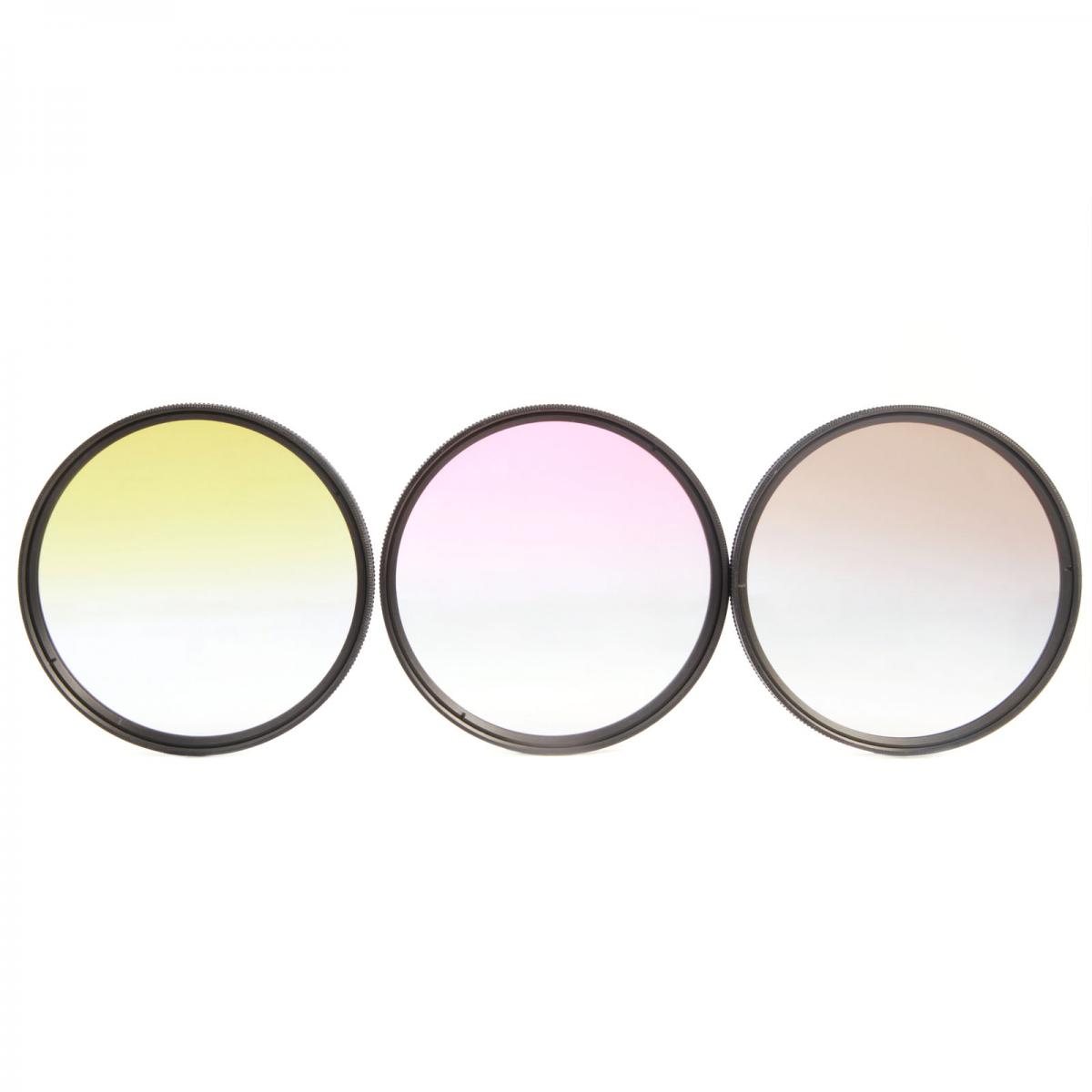 77mm Filter Set (Graduated Orange, Blue, Grey, Red, Purple, Green, Pink, Brown, Yellow)