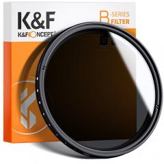 52mm 可変NDフィルター レンズフィルター 減光フィルター 超薄型 カメラ用フィルター+超極細繊維布（52mm ND Filter）ND2-ND400
