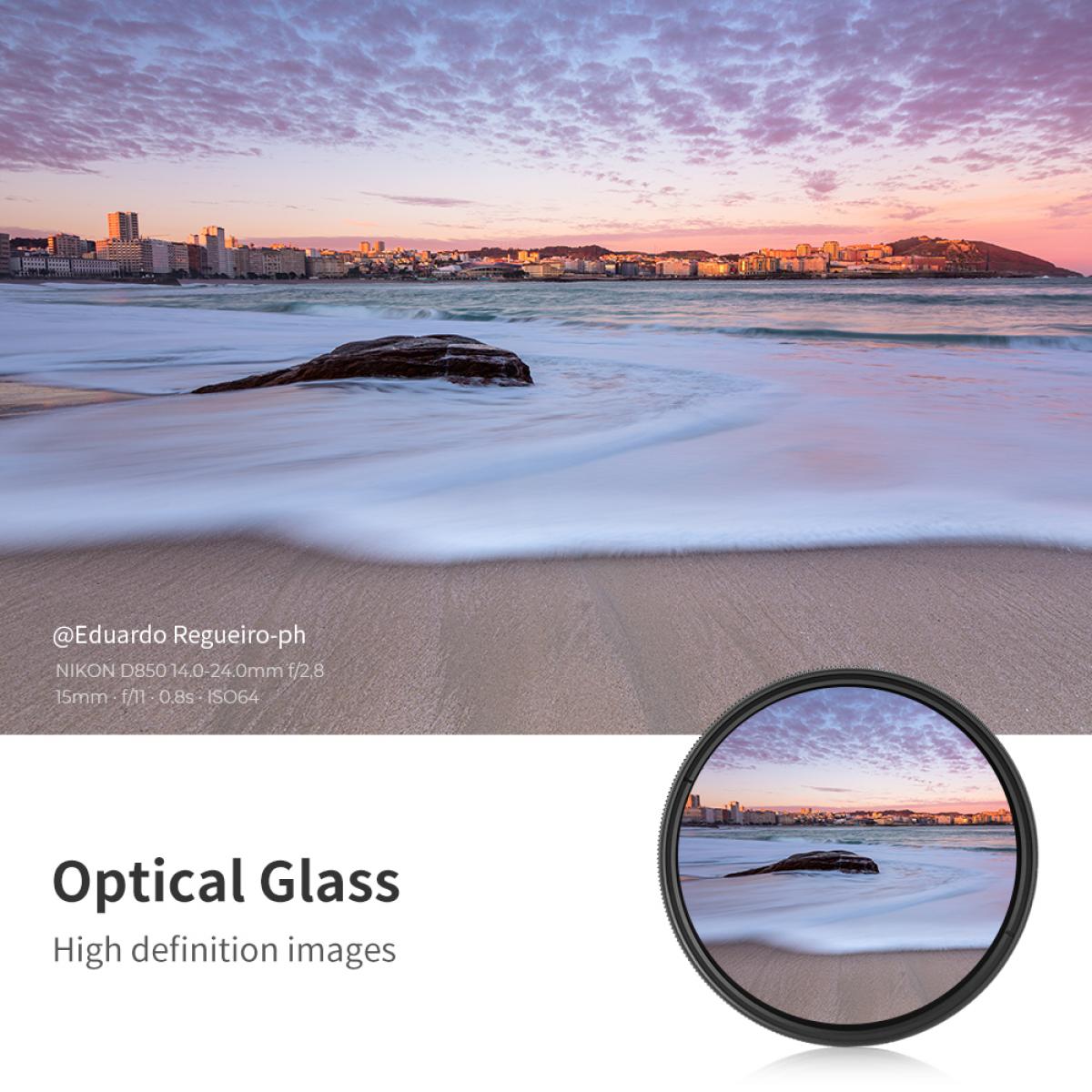 7mm ND2400 (9 Stops) Variable ND Filter Neutral Density Adjustable Filter for Canon Nikon DSLR