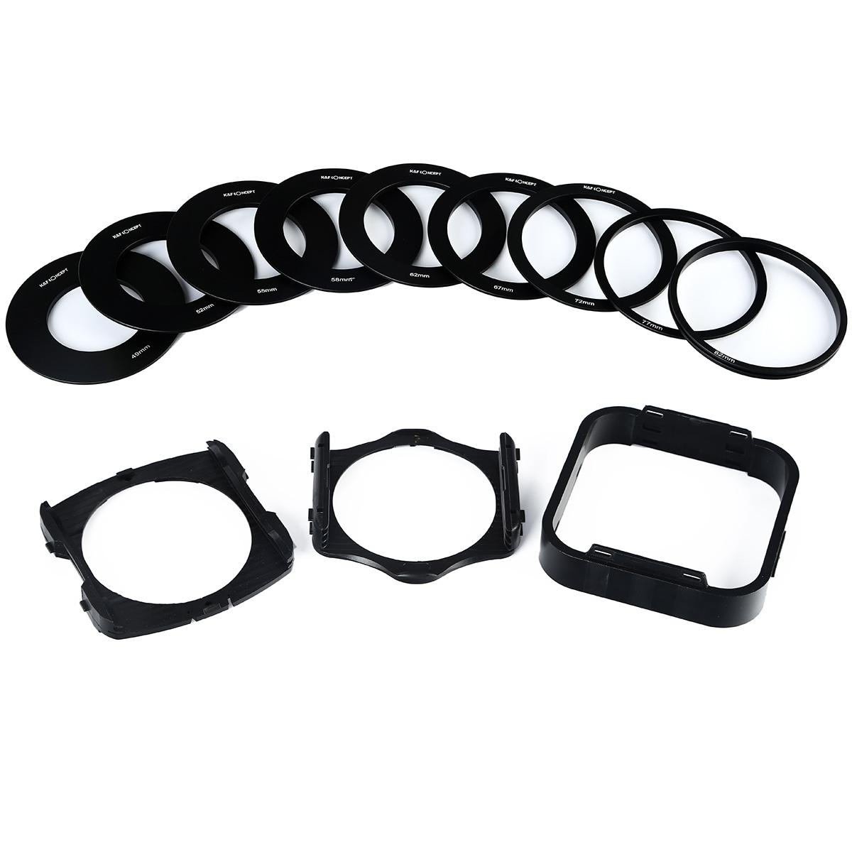 40 in 1 Square Graduated Color ND Filter Kit