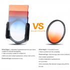 40 in 1 Square Graduated Color ND Filter Kit