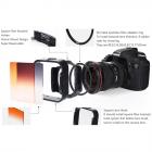 40 in 1 Square Graduated Color ND Filter Kit