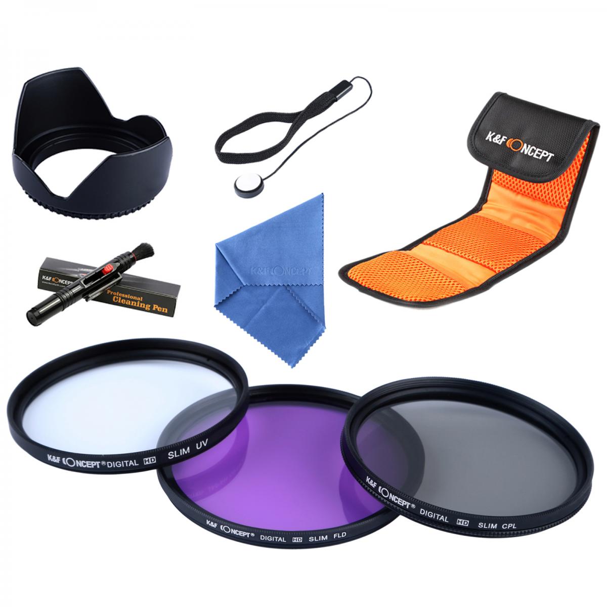 62mm Filter Set (UV, CPL, FLD)