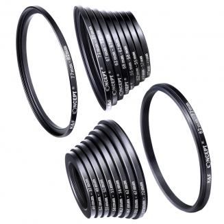 2 Pack Sensei PRO 72mm Lens to 67mm Filter Aluminum Step-Down Ring 