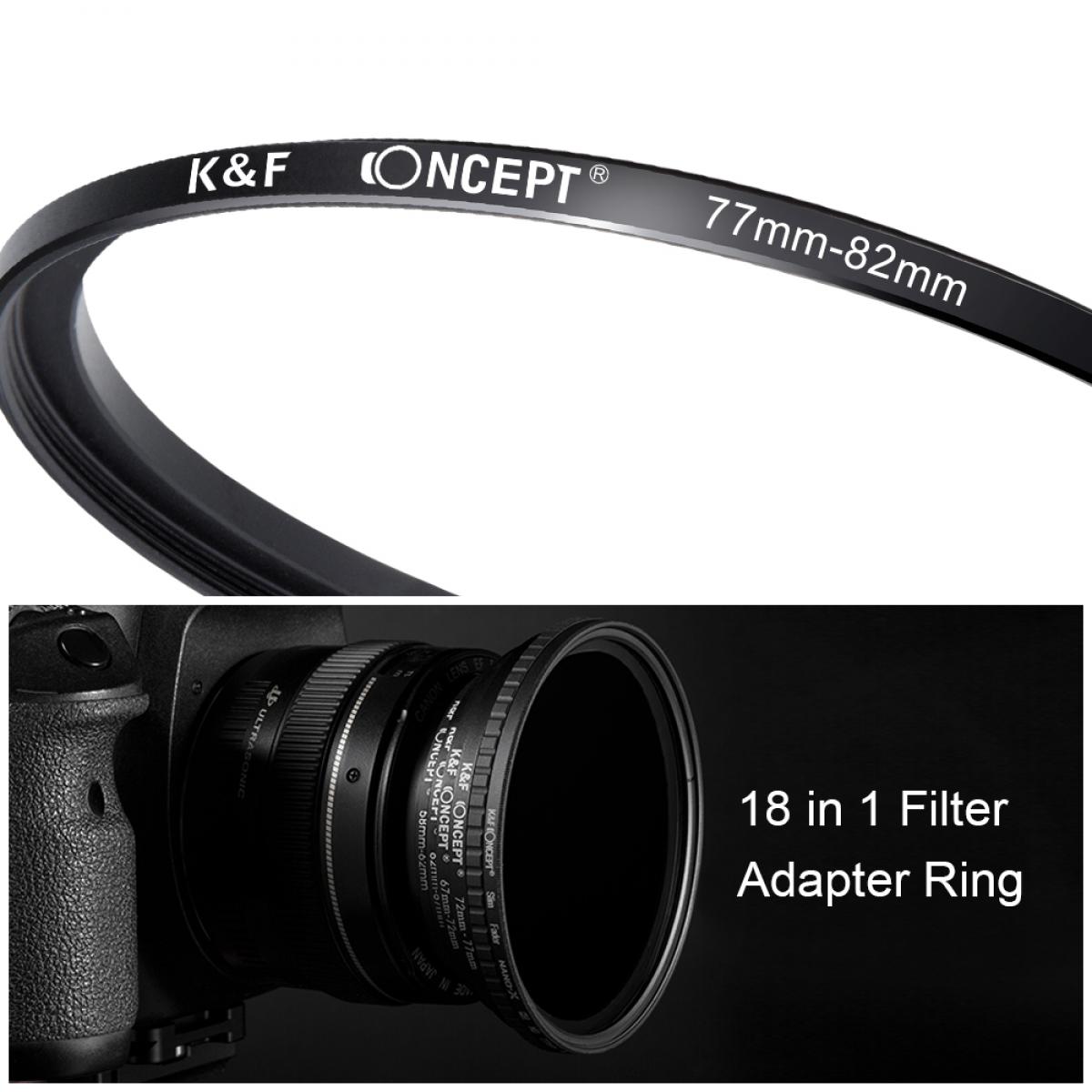 for Camera Lenses and Filter,Metal Filters Step-Up Ring Adapter,The Connection 46MM Lens to 77MM Filter Lens Accessory,Cleaning Cloth with Lens 46mm to 77mm Step Up Ring