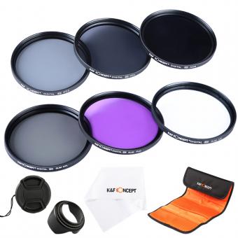 72mm Filtro Kit UV, CPL, FLD, ND2, ND4, ND8