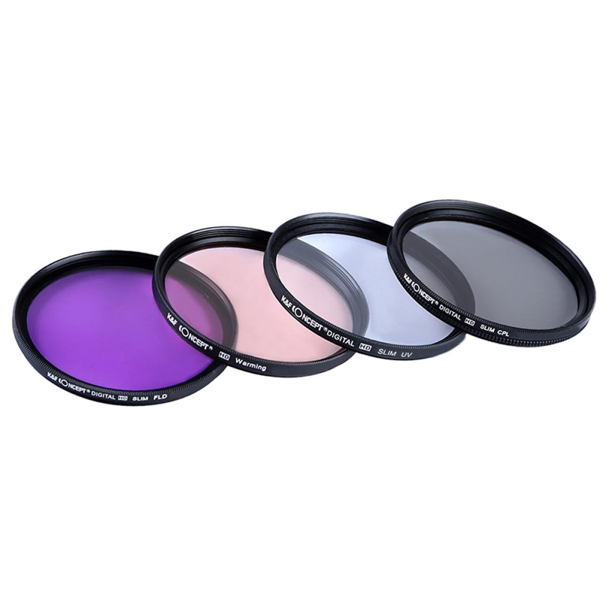 52mm Filter Set (UV, CPL, FLD, Warm)