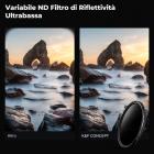 49mm Filtro ND2-ND400 Variabile Ultrasottili HD (1-9 stops) in Vetro Ottico con Panno in Fibra per Obiettivi 49mm,Serie Nano-B