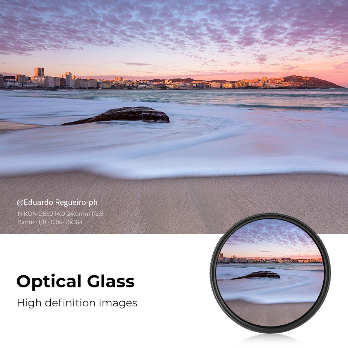 K&F Concept 37mm Ultra Slim Variable ND Filter Adjustable ND2ND400 K