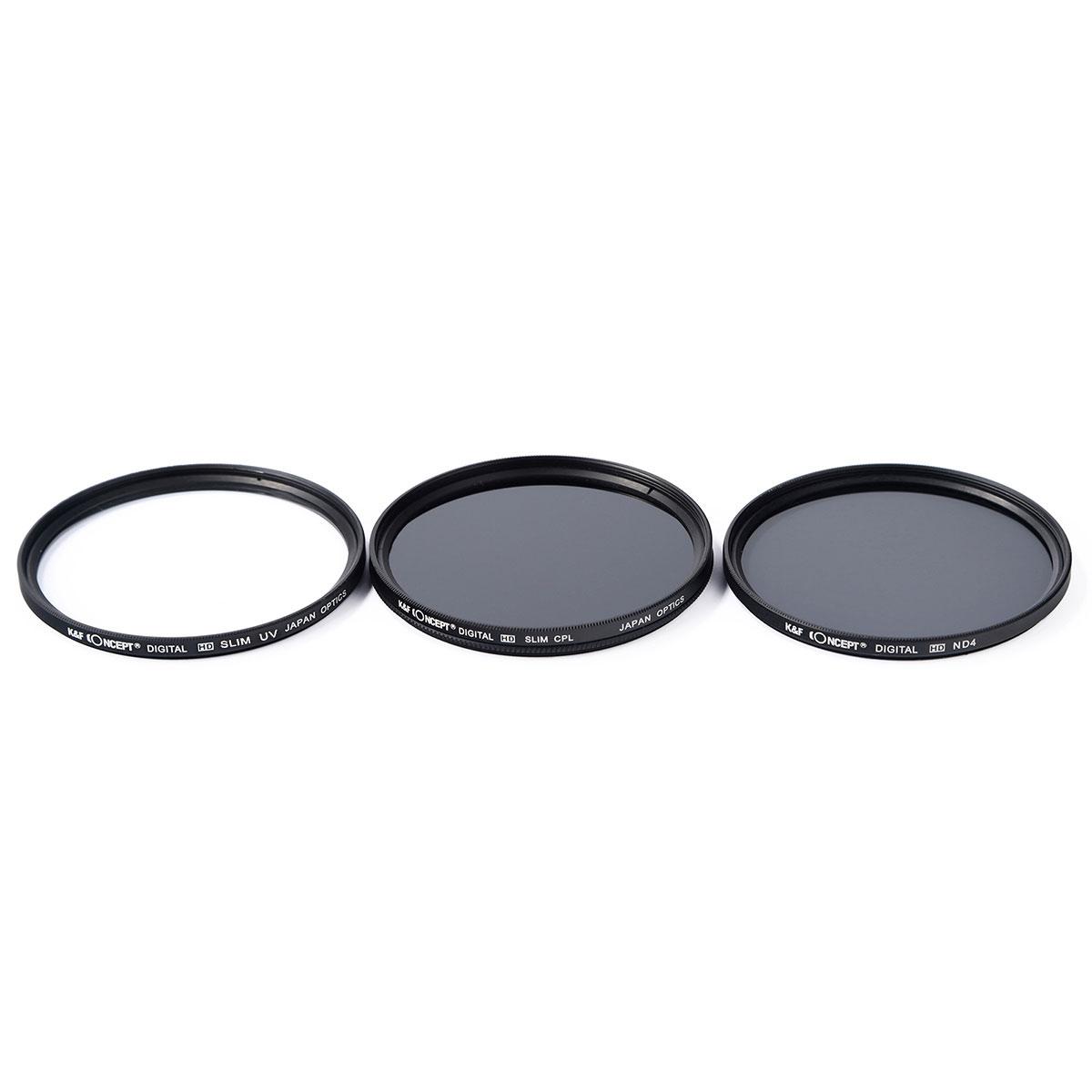 58mm Filter Set (UV, CPL, ND4, Graduated Orange, Blue, Grey, Close up  + 4  + 10, Star 6)