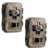 2Pcs 24MP*1296P 2-inch Screen Trail Camera Kits, Night Vision, 120° Wide-Angle, Dead Wood Color