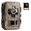 A101XS 24MP*1296P 2-inch Screen Trail Camera with 64G SD Card, Night Vision, 120° Wide-Angle, Dead Wood Color