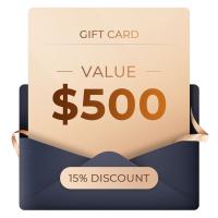 Gift Certificate: $500 Value  -Can Use with Any Discounts