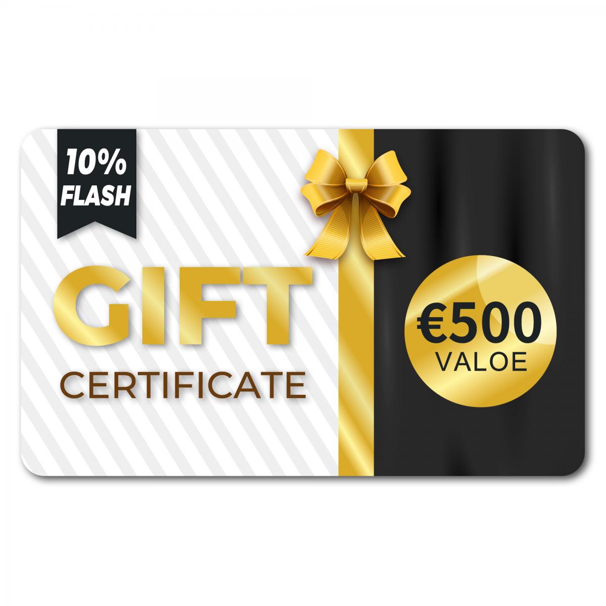 Cadeaubon van €500 – Combineerbaar met Alle Kortingen