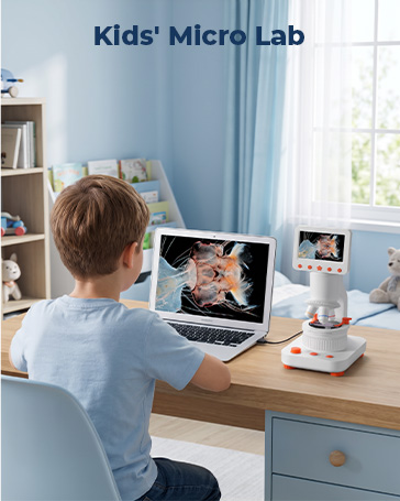 Kentfaith offers microscopes for kids' micro lab