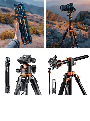 K&F CONCEPT Treppiede per Fotocamera