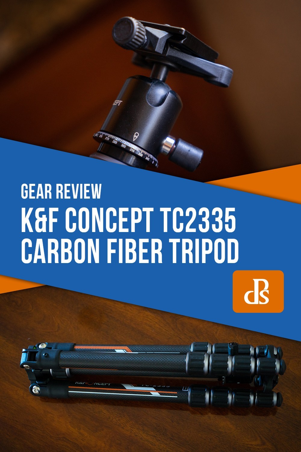 K&F Concept TC2335 Carbon Fiber Tripod Review