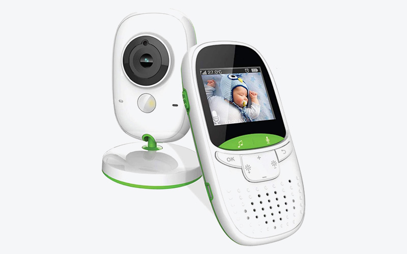 Video-Babyphone mit 2-Zoll-Bildschirm und drahtloser Remote-Kamera