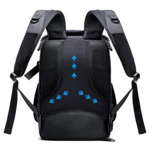 Beschoi Mochila convertible Bolso de hombro para computadora