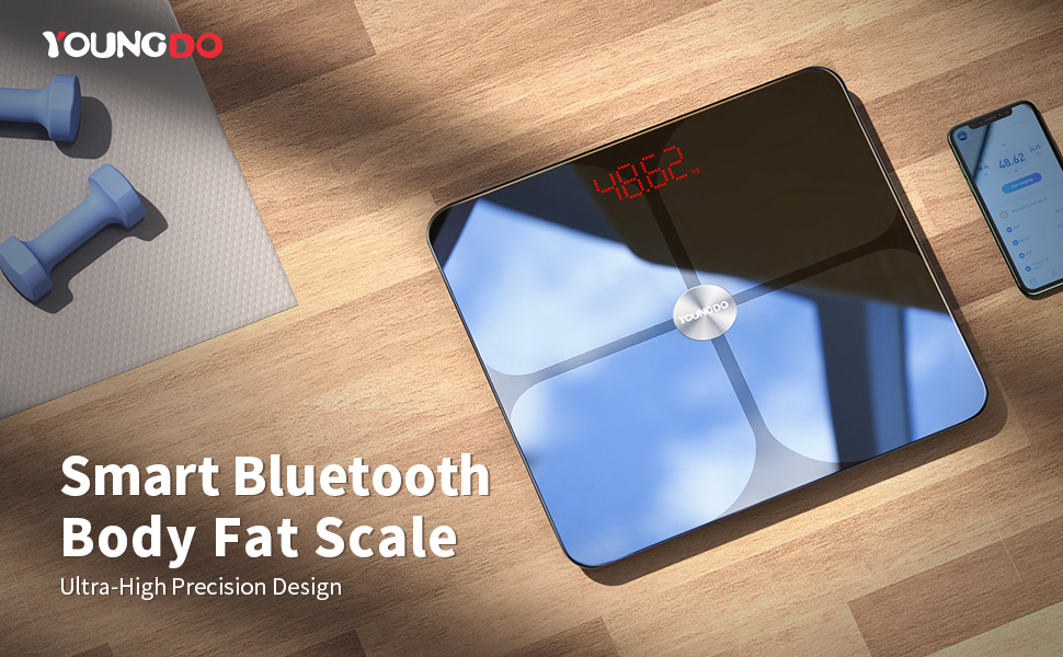 Innotech Smart Bluetooth Body Fat Scale Digital Bathroom Weight Weighing  Scales Body Composition BMI Analyzer & Health Monitor with Free APP,  Compatible with Fitbit, Apple Health & Google Fit