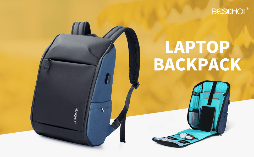 Mochila De Viagem Para Homens Bolsa De Trabalho, Bagagem De Mão Resistente  À Água Com Porta Usb, Grande Mochila De Fim De Semana Para Negócios, Mochila  De Laptop Fina E Durável, Mochila