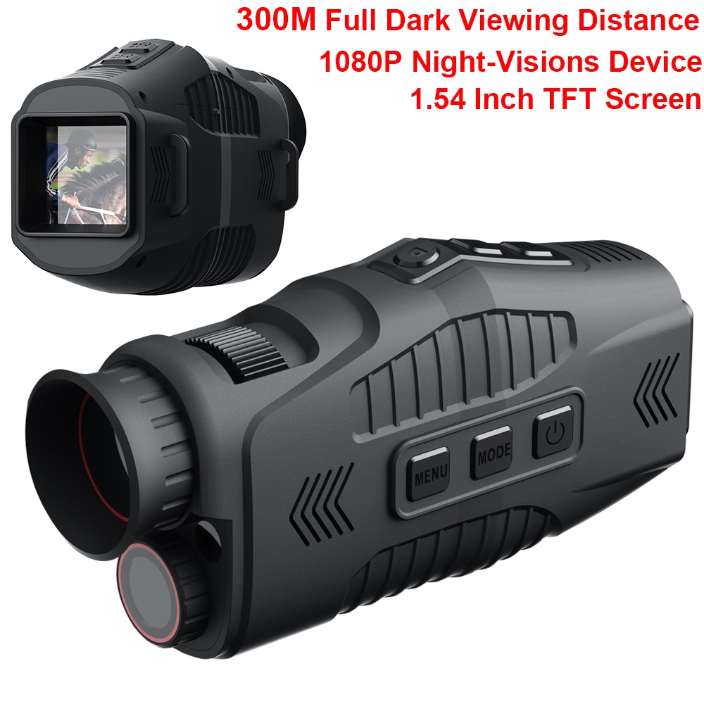 Comprar Dispositivo de visión nocturna infrarroja Monocular R11, 1080p,  Zoom Digital 5X, distancia de visión completamente oscura de 300m para  fotografía nocturna