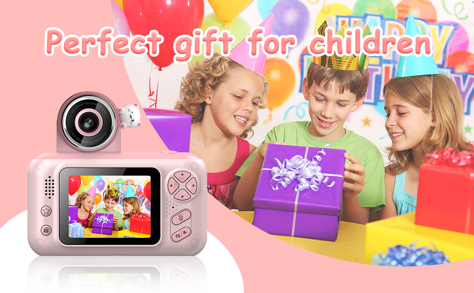 Compre S9 2.4 Pulgadas Cámara Para Niños de Pantalla de 4MP Con Trípode HD  Digital Camera Videspor Kids Regalo - Rosado en China