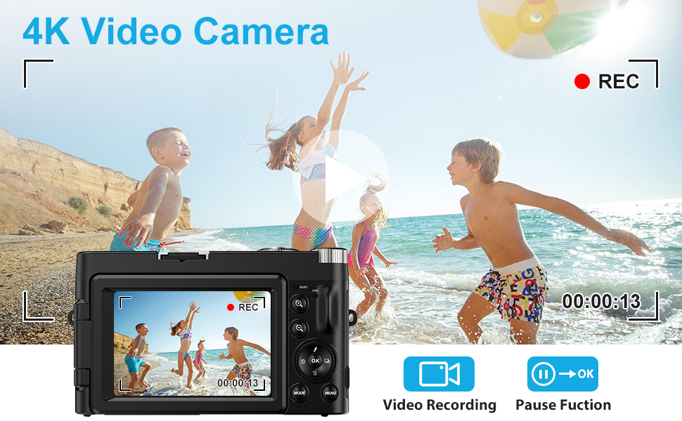 4K digital camera for photography and video [autofocus and