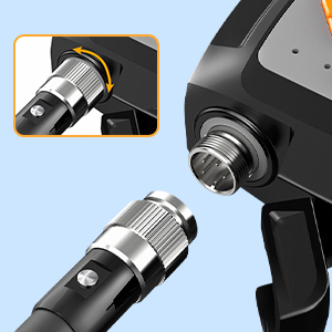 Endoscopio Industrial 4,3 Pulgadas 1080P HD de 2 Lentes con Sonda 5,5mm y  Cable de 5m - K&F Concept