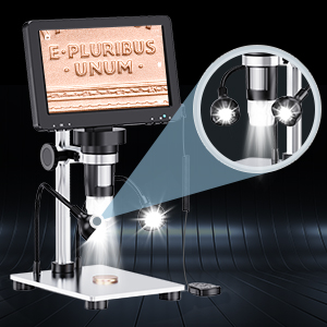 DM9 7 LCD Digital Microscope 1200X