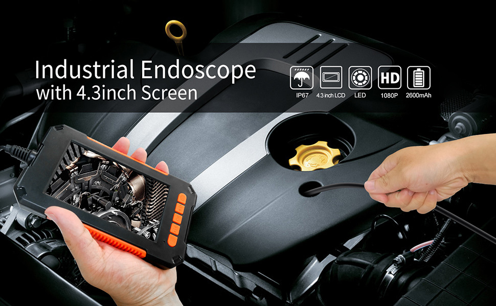 ENDOSCOPIO PER SMARTPHONE 1080P HD Telecamera Endoscopica Endoscopio con 8  LE EUR 48,95 - PicClick IT