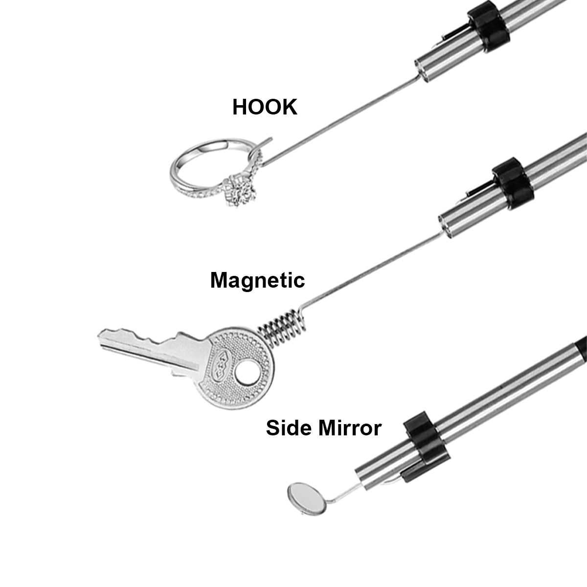 Caméra endoscope industrielle 8 mm Écran HD 4,3 caméra serpent 1080p avec  lumières LED, câble semi-rigide pour automobile, moteur, inspection de  vidange (5 m/16,4 pieds) - K&F Concept