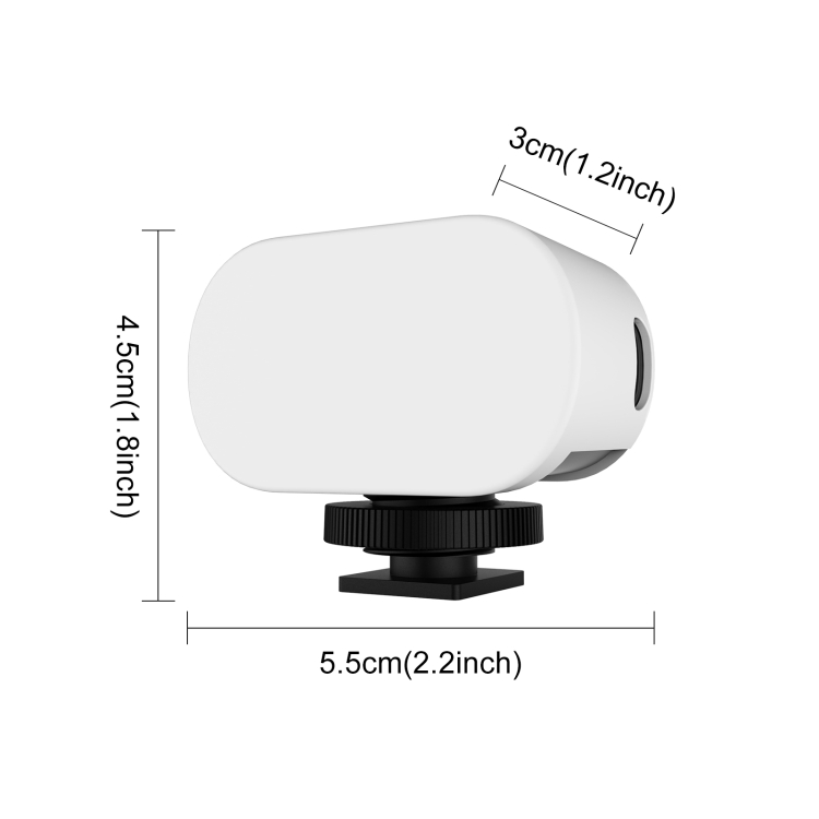 ST30 Tragbares Fotolicht, 3 Farbtemperaturen, stufenloses Dimmen,  universelle Computer-Live-Fotografie, weiches LED-Licht, geeignet für