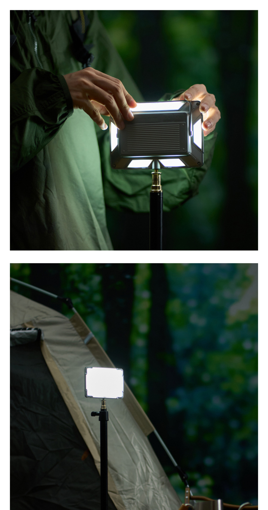NEEWER-Luz LED de vídeo de mano, ajuste táctil, 3200k ~ 5500k, con Control  remoto, 10 niveles de brillo