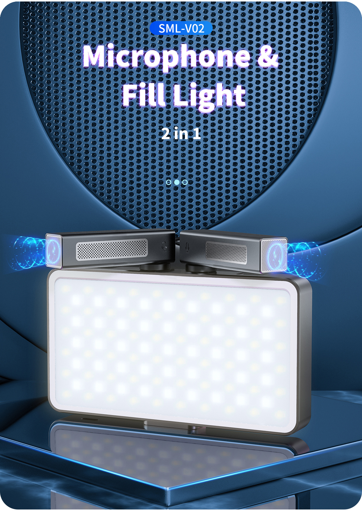 Luz de relleno de bolsillo cuadrada LED de temperatura de color dual, luz  de relleno de estudio portátil, CRI90+, regulable 2400K-6400K, batería