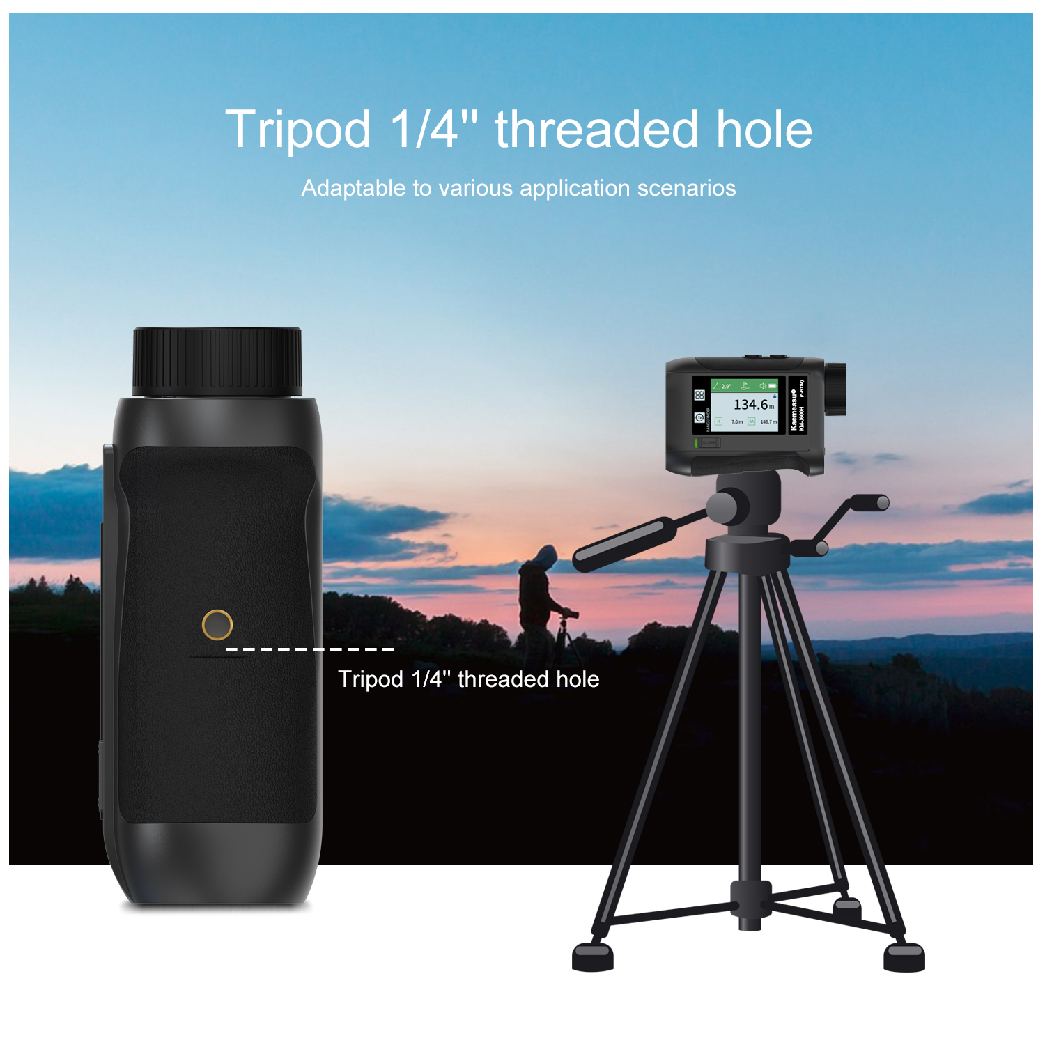 ARTBULL Golf Télémètre laser rechargeable pour télescope avec écran,  spécification : 1200 m