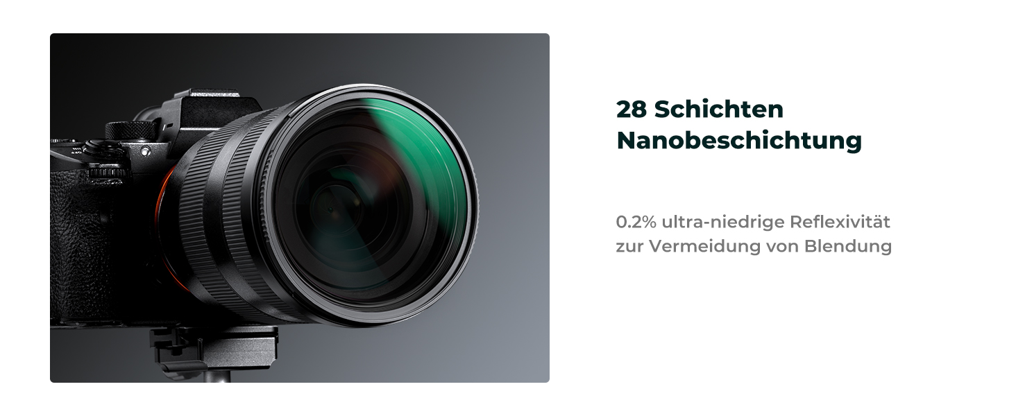 B+W Graufilter ND64 (43 Mm) – 6 Blendenstufen, MRC Vergütung, Für Langzeitbelichtung