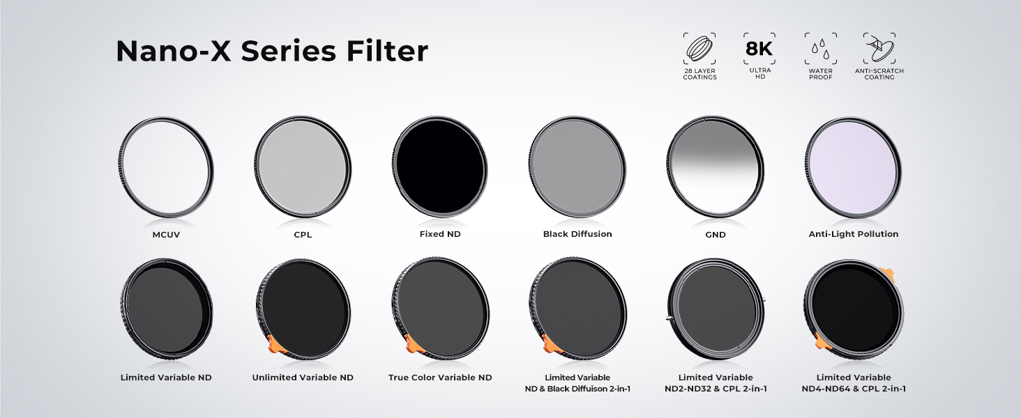 XC15 CPL Filter Circular Polarizing Filter-77mm - K&F Concept