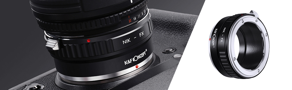 K&F Concept NIK to FX Lens Mount Adapter