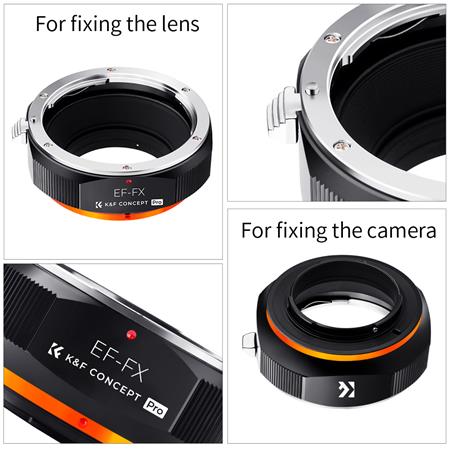 EOS EF/EFS Lens to FujiFX Mount FIT Pro1 X Camera X-Series Mirrorless ...